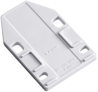 4 kusy distanční desky, vyrobené z polyacetalu, povrch: bílý, 70 mm (2-3/4"), ML-120-DP4-WT. Kompenzační deska pro magnetické západky ML-120BR, ML-120W a ML-120BL od Sugatsune, Sugatsune / LAMP® (Japonsko) - Obrázek 5