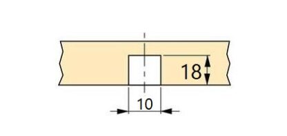 20 kusů vysoce kvalitní lisovací matice s vnitřním závitem M8, vyrobená z oceli, povrch: pozinkovaná, 20 mm (25/32"), 8029105. Praktické zaváděcí pouzdro s límcem pro připojení nábytku a mnoho dalšího, od EMUCA - Image 3
