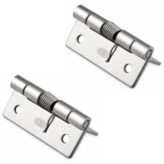 2 kusy vysoce kvalitního pružinového řemínu, vyrobené z nerezové oceli SUS304, točivý moment 32 mm (1-17/64"), točivý moment: 12,3 N·m, TH-61SUS-2. Robustní pružinový pant pro klapky zařízení, kryty dveří, kryty a mnoho dalšího, od TOCHIGIYA (Japonsko)