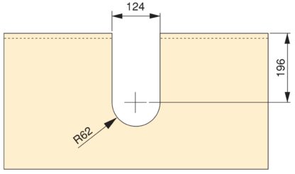 Zakřivený výřez sifonu, z plastu, povrch: bílá, 3044415. ochrana sifonu pro toaletní skříňku, kuchyňskou linku, koupelnovou skříňku, sifon, odtok a mnoho dalšího, od EMUCA - Obrázek 3