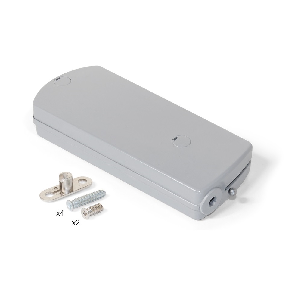 Vysoce kvalitní uchytení klapek s taháním za kabel, nosnost: 4 kg (9 lbs), povrch: šedá, 1010321. Robustní držák laňových klapek pro nábytek, skříně, sekretářské klapky, tyčové klapky a mnoho dalšího, od EMUCA