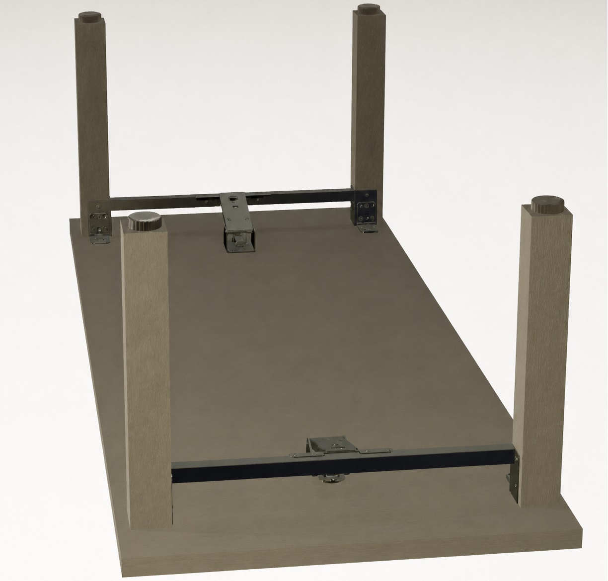 4 kusy robustního nastavovače nábytku, nosnost: 600 kg (1323 lbs), povrch: černý, ⌀25 mm (63/64"), verze: standard, B571-25-BK. Nastavitelná noha pro nohy stolu, nábytek, nožičky skříněk a mnoho dalšího, od Kojimy (Japonsko) - Obrázek 6