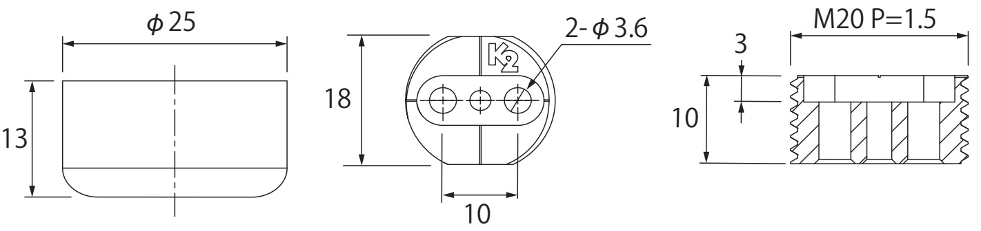 4 kusy robustního nastavovače nábytku, nosnost: 600 kg (1323 lbs), povrch: černý, ⌀25 mm (63/64"), verze: standard, B571-25-BK. Nastavitelná noha pro nohy stolu, nábytek, nožičky skříněk a mnoho dalšího, od Kojimy (Japonsko) - Obrázek 2