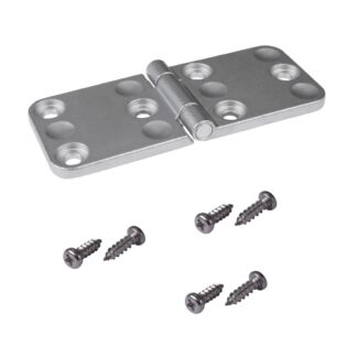 Robustní popruh na odolný nábytek, včetně Šrouby vyrobené z nerezové oceli SCS13, povrchová úprava: satin matt, 120 mm (4-23/32"), F136-50-RAW. Robustní pant pro extra těžké dveře, extra těžkou klapku a mnohem více, od Kojimy (Japonsko)