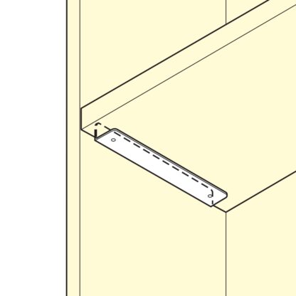 2 kusy vysoce kvalitních konzol polic z nerezové oceli, vyrobené z masivní nerezové oceli, nosnost: 130 kg (287 lbs), 280 mm (11.1"), SSA-280H. Podpěra police pro koupelnu, hotel, saunu, venkovní a mnoho dalšího, od Sugatsune / LAMP® (Japonsko) - Image 3