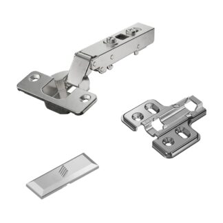 Nerezový pánt na hrnec, podpora: plně podepřený (současný), vyrobený z nerezové oceli, design: montážní deska s rozstupem 2 mm, 9289590. odolný proti korozi nerezový nábytkový závěs pro venkovní nábytek a mnoho dalšího, od Hettich