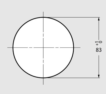 Vysoce kvalitní kulatý odpadkový koš, vyrobený z nerezové oceli, povrch: lesklý leštěný, 112 mm (4,5"), AN-DH008-MR (AN-DH001-MR). Odpad z nerezové oceli, pro systémové stravování, vybavení obchodů, kosmetický salon a mnoho dalšího, Sugatsune / LAMP® (Japonsko) - Image 3