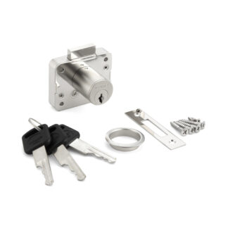 Zámek skříňky, jinak klíčem 2550-24-DN-B, od Sugatsune / LAMP (Japonsko)