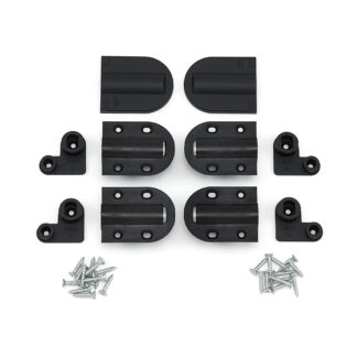 Pant s tlumením měkkého zavírání, s krytem, černý HG-JHM20-80BL, od Sugatsune / LAMP (Japonsko)