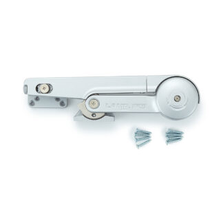 Zavírač dveří s tlumičem měkkého zavírání, povrchová barva: stříbrná, LDC-N22SL, od Sugatsune / LAMP (Japonsko)