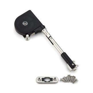 Měkké krytí klapek, povrch: černé, krátké rameno SDS-100B-TV, od Sugatsune / LAMP (Japonsko)