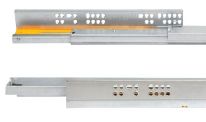Podlahový výsuv, nosnost: 30 kg (67 lbs), 250 mm (9-27/32"), verze: plný výsuv s pomalým dovíráním, 3124005. Vysoce kvalitní podlahový výsuv pro dřevěnou zásuvku, dřevěnou zásuvku, dřevěnou polici a mnoho dalšího, EMUCA - Obrázek 4