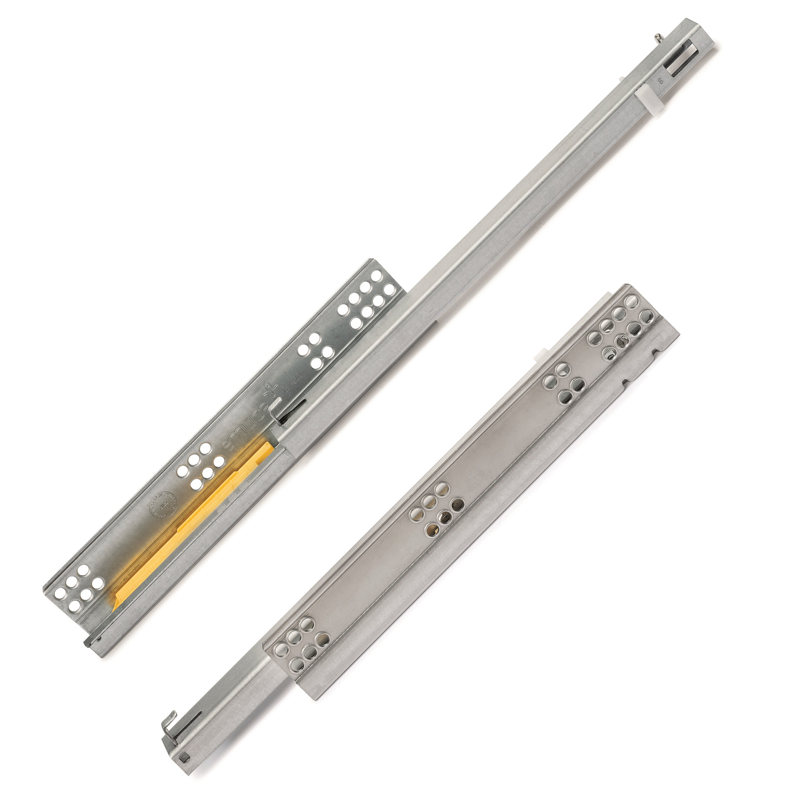 Podlahové ližiny, 3123105, 300 mm (11-13/16"), EMUCA, nosnost: 25 kg (56 lbs), verze: částečný výsuv s funkcí push-to-open. Obrázek produktu