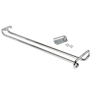Kvalitní držák na sklenice na víno, vyrobený z oceli, povrch: pochromovaný, 410 mm (16-9/64"), 8930111. Praktický věšák na sklenice na víno, šampaňské, koktejlové sklenice, koňakové sklenice, poháry a mnoho dalšího, značky EMUCA